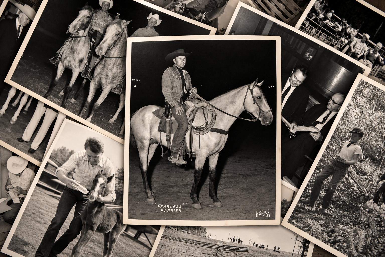 Collage of vintage Love Valley photographs