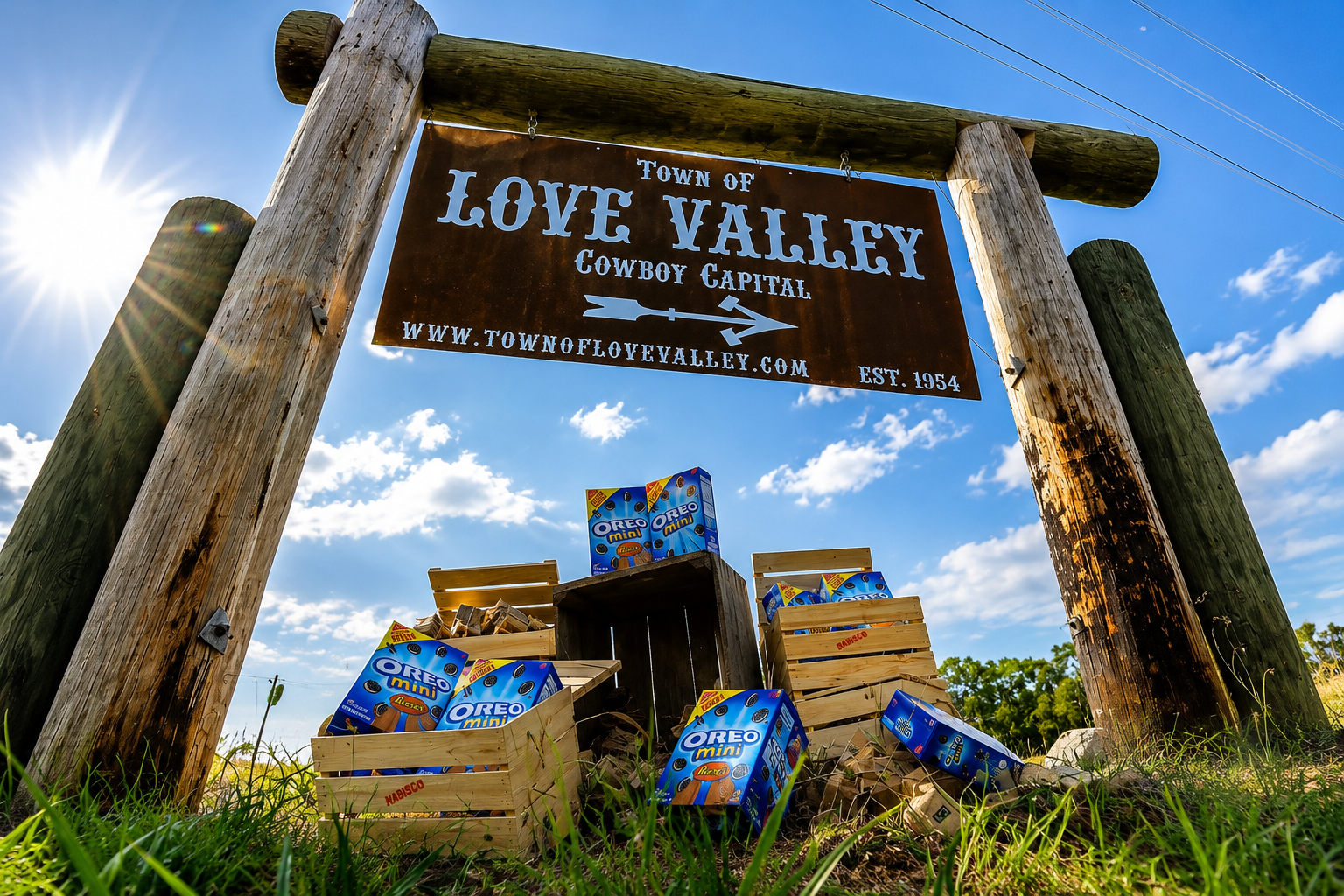 Community event in Love Valley, NC